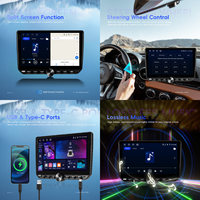 Autoradio Android Podofo 10 pouces 4+64G avec Carplay/Android Auto sans fil, GPS, WiFi et clavier piano – Vente en gros