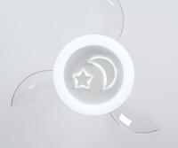 Ventilateur de plafond décoratif LED haut de gamme avec moteur silencieux pour salle de bain, design moderne, projets résidentiels de luxe