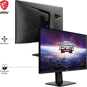 MSI G274QPX, Monitor Gaming de 27 ", 2560X1440 (QHD), IPS rápido, 1ms, 240Hz, Compatible con G-Sync, HDR 400, Displayport, Tilt - Product Image 2