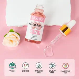 Serum perawatan wajah, Serum Anti Penuaan, asam Hyaluronic, Niacinamide Vitamin C E, Serum perawatan kulit, pemutih wajah 4 dalam 1