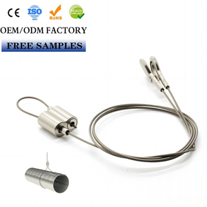 <span class=keywords><strong>3</strong></span> मिमी केबल के लिए लूप और हुक के साथ दो तरह से केबल ग्रिपर निलंबन किट - Product Image 1