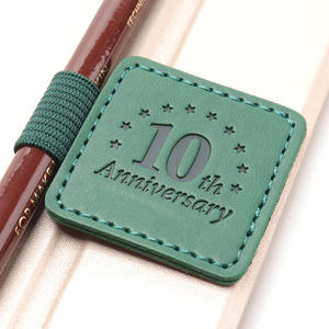 Porte-stylo en cuir amélioré, nouveau design <span class=keywords><strong>2022</strong></span>, pour carnets, <span class=keywords><strong>boucle</strong></span> élastique adhésive pour stylo pour journaux, calendriers - Product Image 1