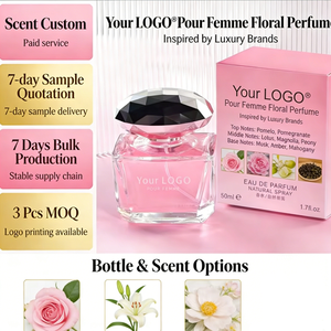 Meilleur parfum pour <span class=keywords><strong>femme</strong></span> en gros, style inspiré de la luxe, parfum floral - 50 ml, avec des notes de grenade, de pivoine et de musc - Product Image 1