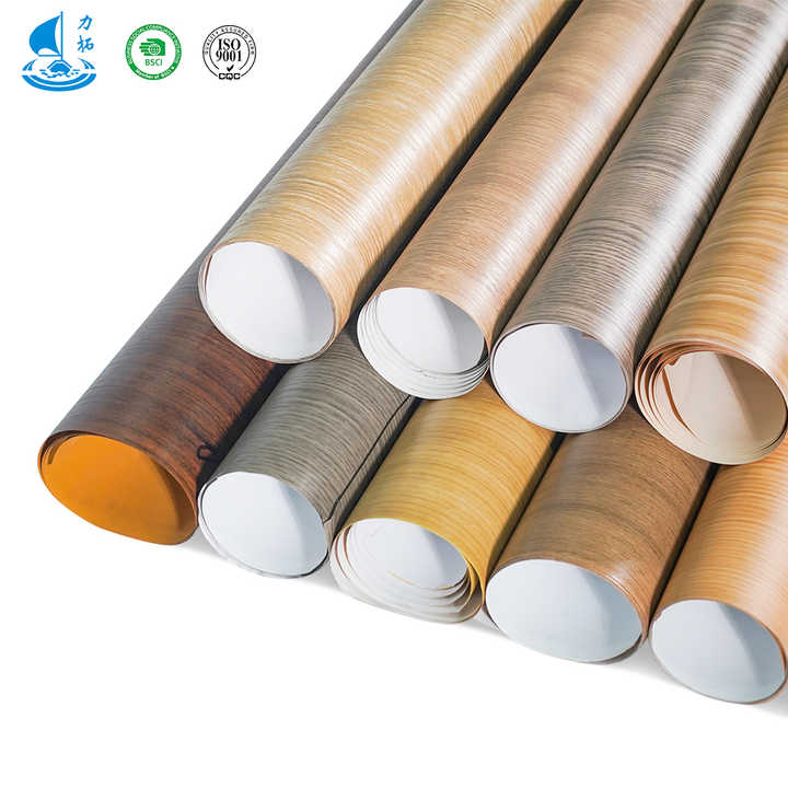 Lituo PVC Vinyl Film PVC Lamination Roll Vacuum Membrane Water Ripple ...