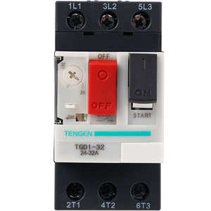 Tengen TGD1-32 24-32A Three Phase Motor Protection Circuit Breaker 3P Overload And Short Circuit - Product Image 1