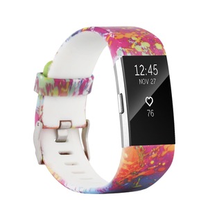 Bandes de remplacement pour Fitbit Charge <span class=keywords><strong>2</strong></span> <span class=keywords><strong>Bracelet</strong></span> de montre intelligente en silicone pour <span class=keywords><strong>bracelet</strong></span> <span class=keywords><strong>Fit</strong></span> <span class=keywords><strong>Bit</strong></span> Charge <span class=keywords><strong>2</strong></span> Petit/Grand - Product Image 2