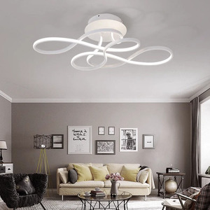 Modern Minimalist Style Intelligent Dimming <b>Remote</b> <b>Control</b> AC Aluminum Led Acrylic <b>Ceiling</b> <b>Light</b> Living Room Fixture - Product Image 4
