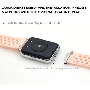 Hızlı bırakma delikli kayış için Huawei saat Fit 4Pro 4 <span class=keywords><strong>3</strong></span> <span class=keywords><strong>2</strong></span> bilezik ters toka su geçirmez silikon nefes spor Band - Product Image 4