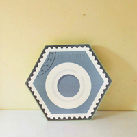 Carreau de céramique hexagonal antidérapant géométrique moderne 200*200 Fonction de brique réfractaire pour sol mur dans la salle de bain cuisine Carreaux de porcelaine