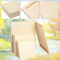 Planches de panneaux en bois non finies pour la peinture Arts tenture murale décoration huiles acryliques panneaux de bois panneau de toile pour verser l'utilisation