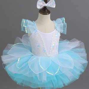 <span class=keywords><strong>Costumi</strong></span> da Balletto per Bambine, Abiti da Principessa con Paillettes per Esibizioni all'Asilo - Product Image 1