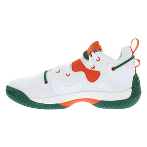 ADIDAS SM harden VOL 6 unisex รองเท้าบาสเก็ตบอลสีขาว/เขียว/ส้ม | ของแท้100% - Product Image 1