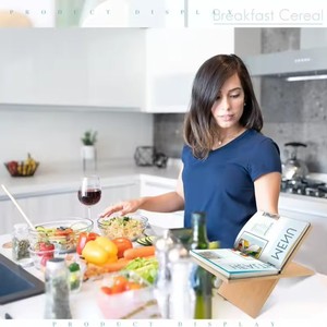 Bamboo Book Stand For Cooking Recipe Books Magazine <b>Rack</b> Reading Shelf Minimalist Design Eco Friendly <b>Kitchen</b> Organization - Product Image 2