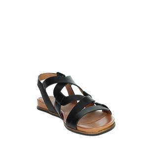 Sandali bassi da donna Jana neri 8-28161-44 con cinturini piatti, comodi per l'estate - Product Image 5