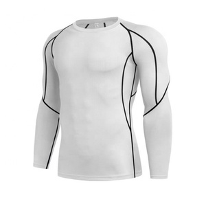 Unisex Bodybuilding <b>Thermal</b> Underwear <b>Top</b> for Men Essential Long Sleeve Base Layer Shirt Long Johns <b>Top</b> Lightweight - Product Image 5