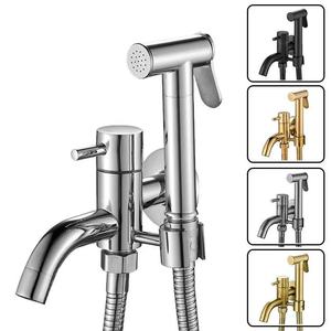 Modern Sanitary Ware <strong>Bathroom</strong> Handheld <strong>Bidet</strong> <strong>Sprayer</strong> Set Black Brass Bathtub <strong>Toilet</strong> <strong>Bidet</strong> <strong>Sprayer</strong> - Product Image 2
