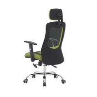 Chaise de bureau exécutive en maille personnalisée en usine, design moderne et minimaliste, réglable en hauteur, pivotante, avec accoudoirs et dossier en PU pour