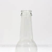 Bouteilles vides en verre transparent pour soda ou jus, 330ml, 33cl, 12oz, pour bière, prix de gros