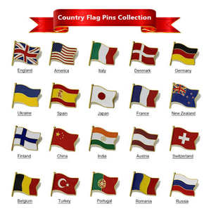 Insigne de drapeau personnalisé antique broche de revers en métal Offre Spéciale d'usine épingle de drapeau de pays en émail doux pour le <span class=keywords><strong>Portugal</strong></span> pour la Suisse <span class=keywords><strong>Cuba</strong></span> peut - Product Image 6
