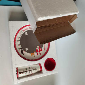 Ensemble d'assiettes à messages <span class=keywords><strong>du</strong></span> <span class=keywords><strong>père</strong></span> noël-assiette à biscuits <span class=keywords><strong>du</strong></span> <span class=keywords><strong>père</strong></span> noël-pot de lait <span class=keywords><strong>du</strong></span> <span class=keywords><strong>père</strong></span> noël et bol à friandises en forme de renne - Product Image 2