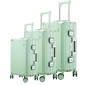 PC en aluminium personnalisé, Valise de 20 pouces, Cabine de voyage, Valise d'affaires, Valise de transport, bagages