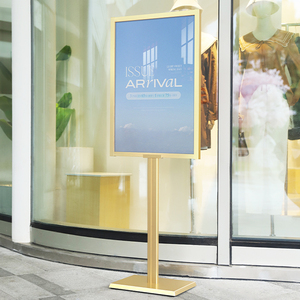 Boze Chất lượng cao Hợp kim nhôm sàn đứng áp phích hiển thị đứng kệ cho biển quảng cáo - Product Image 4