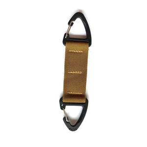 Mosquetón Táctico Work Record con Gancho de Nailon y Hebilla de Doble Punto, Negro, Equipo de Escalada para Exteriores - Product Image 3