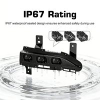 LANSEKO Plug and Play 12V 55w Phare antibrouillard LED à faisceau haut et bas combiné avec clignotant pour Tesla Model Y et Model 3