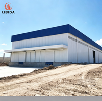 Taller Industrial Prefabricado de Acero Personalizado, Fábrica de Procesamiento de Acero Ligero, Planta de Fabricación de Estructuras Metálicas Duraderas con Diseño Gratuito