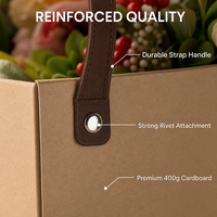 Boîtes à fleurs en carton recyclable en gros, sacs cadeaux en papier kraft avec impression offset pour usage domestique