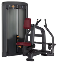 Máquina de remo sentado con carga de placas de grado comercial, entrenador profesional de fuerza para espalda, para gimnasio y hogar