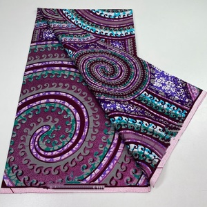 Perizoma originale duth 100% di cotone Super Glitter cera Grand Super oro cera africana <span class=keywords><strong>tessuto</strong></span> olandese cera per abbigliamento - Product Image 5