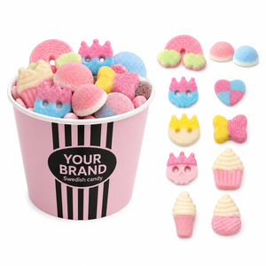 Caramelos Suecos Personalizados al por Mayor, Dulces y Suaves, Gomitas Halal Sin Gelatina, Suministro Directo de Fábrica - Product Image 1