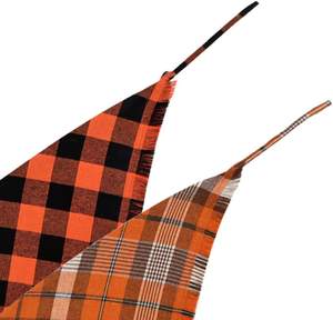 وشاح كلاب نقشة أسكتلندية قابل للغسيل من قماش القطن الممتاز للكلاب الأليفة خارج المنزل للمشي - Product Image 3