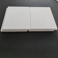 Panneau de plafond en laine de roche ignifuge 595x595mm 12-30mm insonorisant utilisé dans les salles de classe/laboratoires