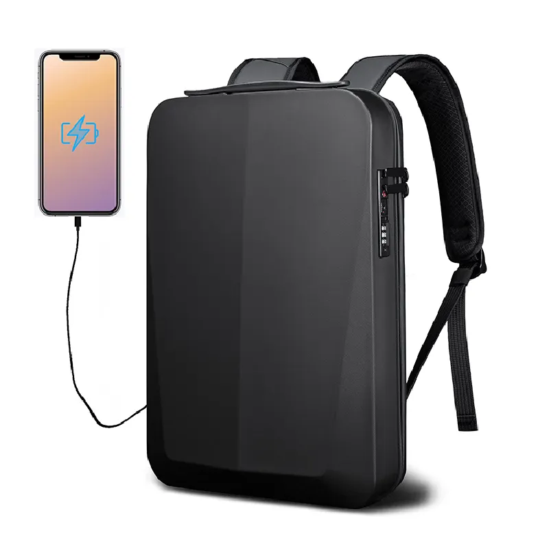 Neues Produkt Anti-Diebstahl-Rucksack Geschäft USB-Fabrik Anpassung grau Smart Computer Laptop-Taschen für Männer Rucksack