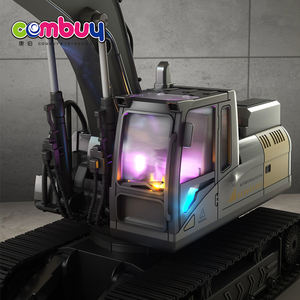 Camión excavadora RC modelo de aleación fundida 15 canales juguetes de metal bulldozer de control remoto - Product Image 2