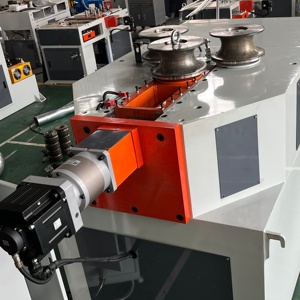 BR100CNC 3 Roller Servo Motor Tube Roll Sheet Round Pipe Profile Rolling Bending Machine - Product Image 1