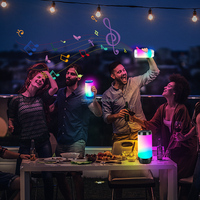 Yüksek kaliteli bas aktif Dj ses sistemi ekipmanları hoparlör kutusu plastik kablosuz Usb Mini hoparlör için ahududu Pi RGB 7W 6 (5.1)