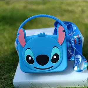 Bestseller Stich Kinder Silikon Handtasche Kleine Schulterriemen-Tasche Kosmetikbeutel & Münzbörse Organizer Umhängetasche - Product Image 5