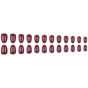 <span class=keywords><strong>Faux</strong></span> ongles en gel souple, forme amande, œil de chat, <span class=keywords><strong>rouge</strong></span> <span class=keywords><strong>bordeaux</strong></span>, 24 pièces, pour salon, vente en gros, OEM ODM - Product Image 5