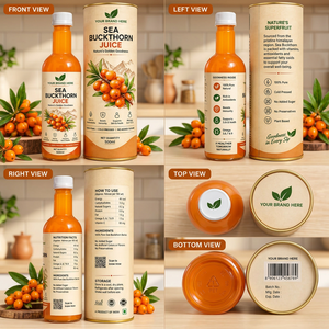 Jugo Premium de Espino Amarillo 500ml, Extracto de Fruta Natural del Himalaya, Bebida Saludable Sin Azúcar Añadido, Espino Amarillo del Himalaya - Product Image 6