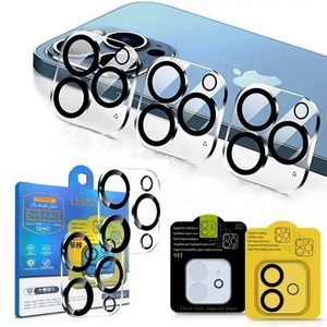 Protection d'objectif d'appareil photo pour <span class=keywords><strong>iPhone</strong></span>, verre trempé résistant aux rayures, compatible avec les séries X, XS, XR, <span class=keywords><strong>11</strong></span>, 12, 13, 14, 15 - Product Image 1