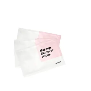 Individually aloe vera korean makeup remover wipes skin care facial tissues exfoliating makeup remover wipes with logo