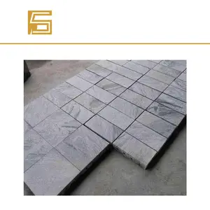 中国 Juparana 白色波浪花岗岩，厨房台面平板天然石材花岗岩板材