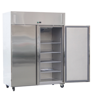 Commercial Industrial Kitchen Equipment Double Door Fridge <b>Freezer</b> Chiller Refrigerator LB850-AR02 Double Door Fridge LB850-AR02 - Product Image 3