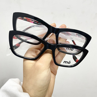 Montures de lunettes unisexes à monture complète, tendance, avec verres, protection optique des yeux, livraison rapide, déstockage