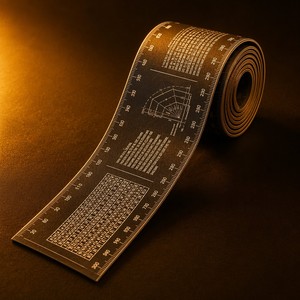 Ruban de mesure flexible pour gaines HVAC, résistant à la chaleur 350F, outil de traçage pour plombiers - Product Image 4