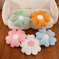 Coussin en peluche personnalisé en forme de fleur Merlocool, coussin en peluche courte et douce en forme de marguerite pour canapé, lit, décoration de dortoir, 35 cm, 50 cm
