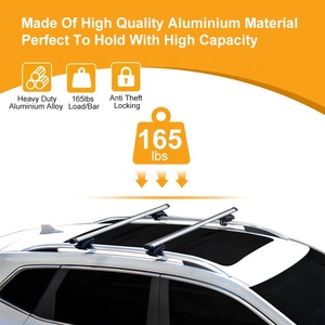Portaequipajes Universal 4x4 de Aluminio Plateado de Alta Capacidad de Carga (100 kg) para Techo con 12 Meses de Garantía - Product Image 3